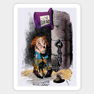 The Mad Hatter in Prison Sticker